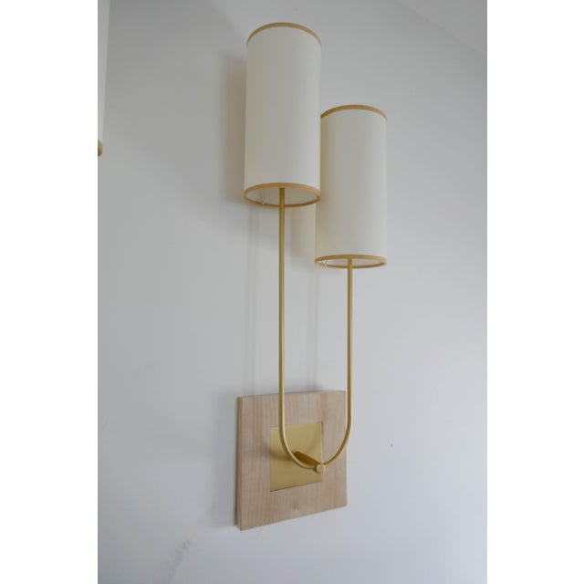 Contemporary Sano Two-Branch Wall Sconces by Aymeric Lefort, Set of 2 For Sale - Image 3 of 17