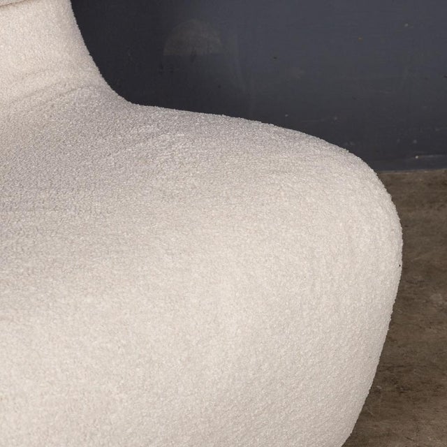 Lounge Chairs in Cream Bouclé, 1980, Set of 4 For Sale - Image 13 of 16