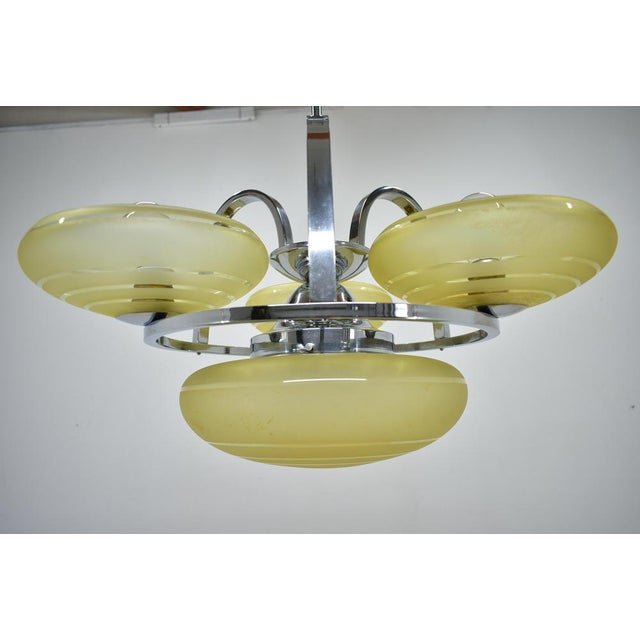 Art Deco Chandelier, 1930s For Sale - Image 6 of 18