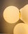 21st Century Italian Grappolo Polished Brass Matte White Murano Glass Chandelier by Fabio LTD For Sale - Image 6 of 6