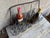 French 1920s French Wire Wine Bottle Carrier Rare Find For Sale - Image 3 of 7