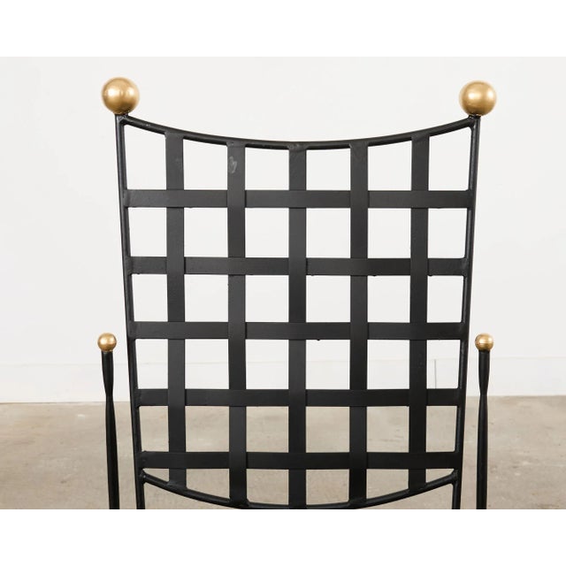 Pair of Mario Papperzini for John Salterini Garden Dining Chairs, Attributed For Sale In Sacramento - Image 6 of 12