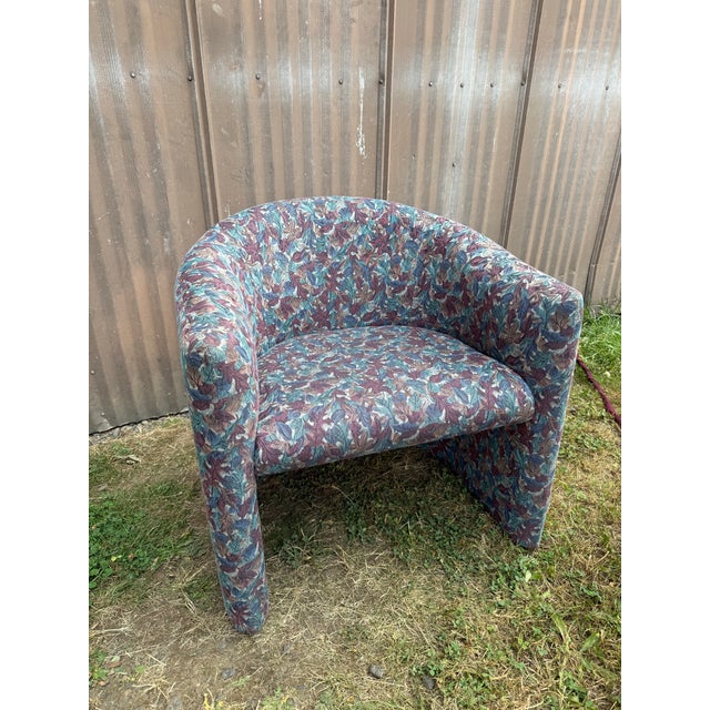 1990s Postmodern Barrel "Nanden" Chair in the Style of Hans Weidmann For Sale In Portland, OR - Image 6 of 9
