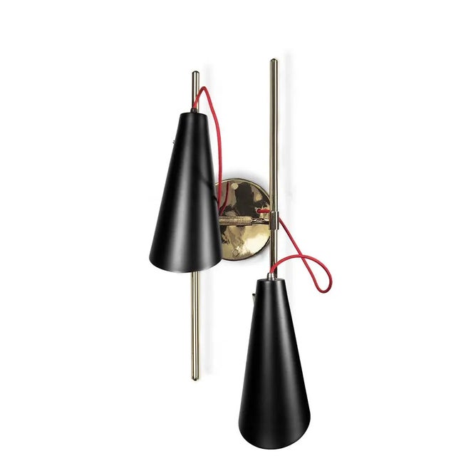 Mid-Century Modern Evans Wall Light by Delightfull For Sale - Image 3 of 8