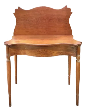 Rare Early 19th Century Antique Pine Card Table