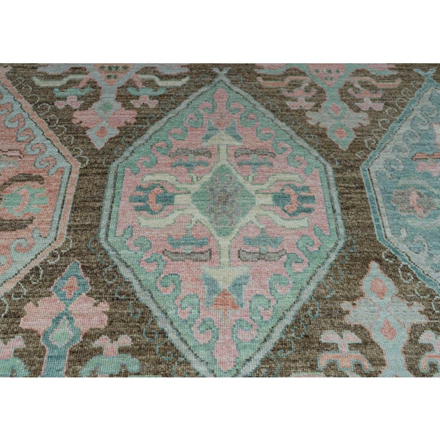 Turkish Oushak Rug 10'2" x 14'9" #20035 For Sale In Houston - Image 6 of 8