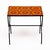 French Mid-Century Orange Ceramic Tile and Wrought Iron Side Table From Vallauris For Sale - Image 4 of 9