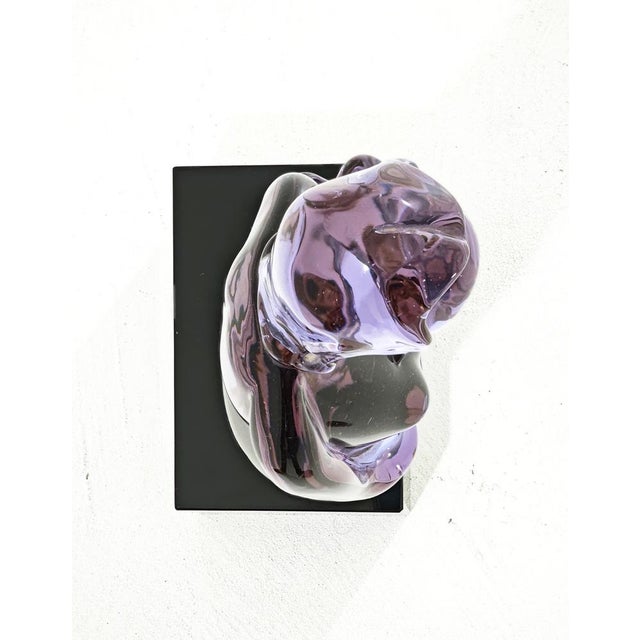 Mid-Century Modern Murano Glass Sculpture Woman and Baby Maternity, Italy, 1970s For Sale - Image 9 of 14