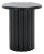 Monka Round End Table in Black For Sale