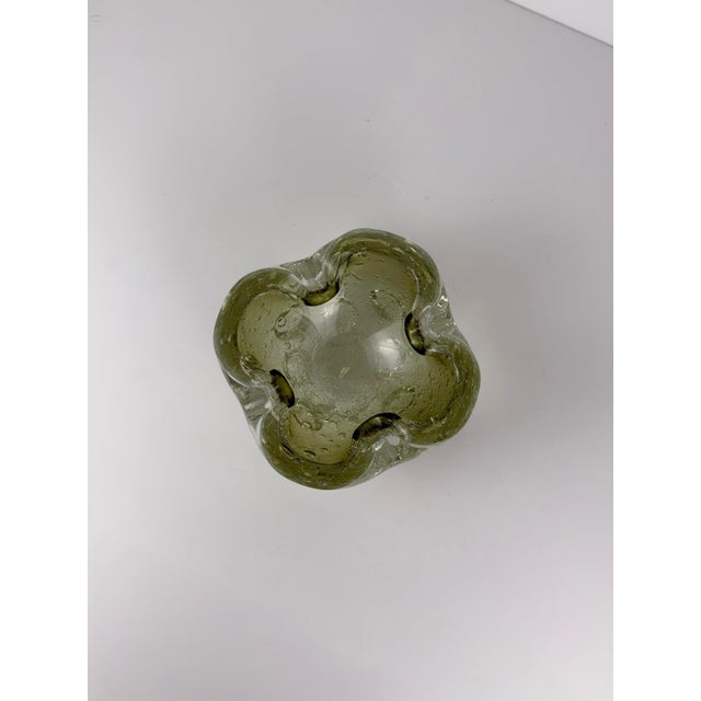 1960s Mid-Century Pulegoso Murano Glass Bowl by Galliano Ferro, 1960s For Sale - Image 5 of 11