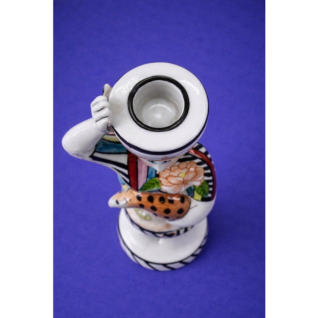 Orange Rare HTF Villeroy & Boch Benedikt and Friends Ipanema Candle Holder, Salt and Pepper Set For Sale - Image 8 of 9