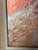 Beautiful vintage abstract painting heavy impasto on canvas signed Connie in period frame.