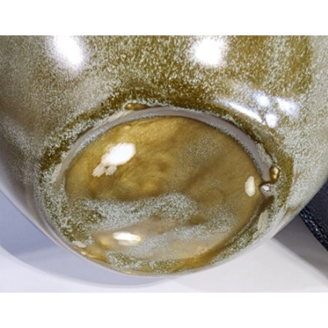 1970s Unique Hand-Thrown Studio Abstract Pottery Vase For Sale - Image 5 of 5