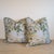 Thibaut Peony Garden pillows in spa blue, features a lush garden with fanciful peonies. Print is front and back, with...