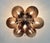 Fabio Ltd 21st Century Blossom Satin Nickel Smoky Globe Flush Mount by Fabio LTD For Sale - Image 4 of 7