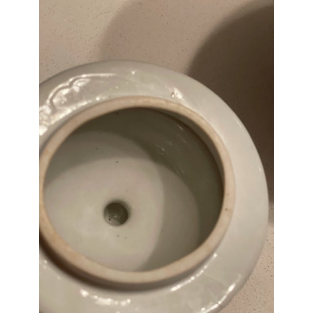 Late 20th Century Late 20th Century Chinese Blue & White Porcelain Ginger Jar, Stamped For Sale - Image 5 of 8