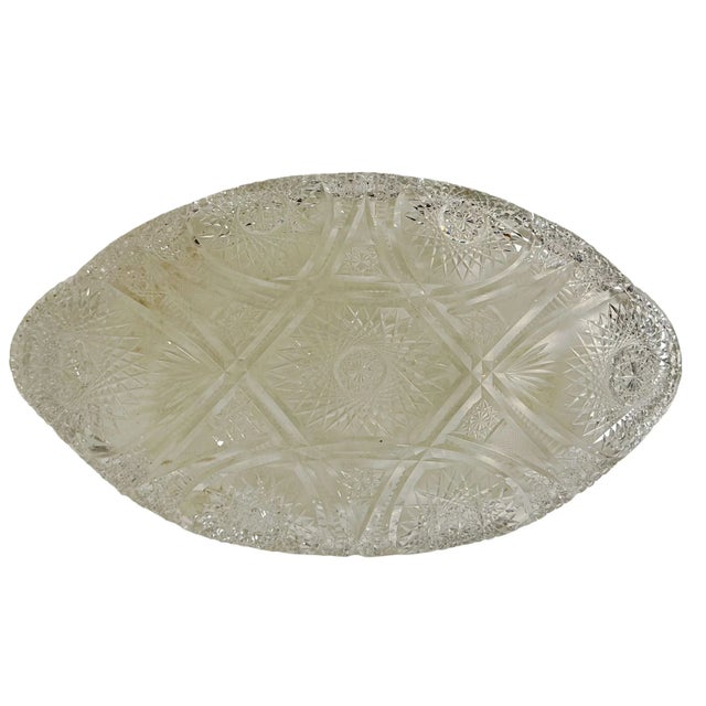 Late 19th Century Late 19th Century Antique Cut Glass Bowl For Sale - Image 5 of 6