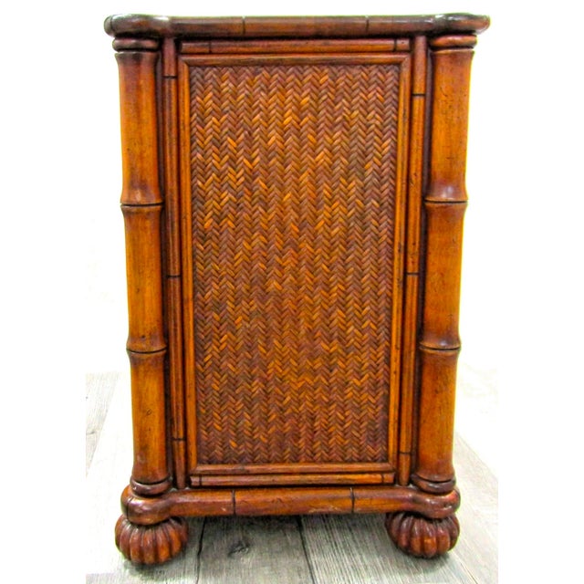Tommy Bahama Landis Hall Bamboo Commode Chest Lexington Home Brands LHB 513-621 For Sale - Image 12 of 18