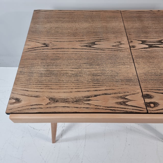Vintage Dining Table in Ash, 1960s For Sale - Image 11 of 13