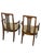 Brown Pair of Mid-Century High-Back Cane Dining Armchairs, Stamped Denmark For Sale - Image 8 of 18