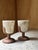 Vintage Brutalist Barware Set with Hand-Molded Capa Carafe and Vessels with Copper Bases, Set of 4 For Sale - Image 6 of 12