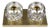 Ice Cube Wall Light in Glass and Brass from Peill & Putzler, 1970s For Sale