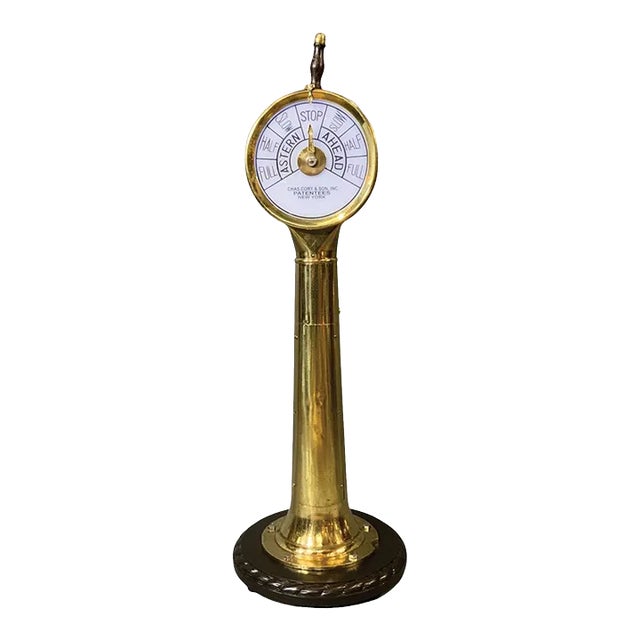 Engine Order Telegraph from a Yacht For Sale