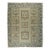 8x10 Vintage Aubusson Flat Weave Wool Rug, Ivory Botanical Panel For Sale