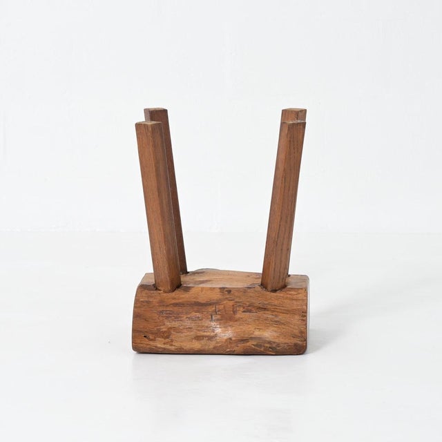 Brutalist Stool from Mobichalet, 1950s For Sale - Image 18 of 18