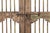 Indian Antique Indian Painted Teakwood Door For Sale - Image 3 of 4