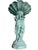 Neoclassical Monumental Classical Tiered Fountain With Shell Basins – Verdigris Patina – 11 Ft Tall For Sale - Image 3 of 10