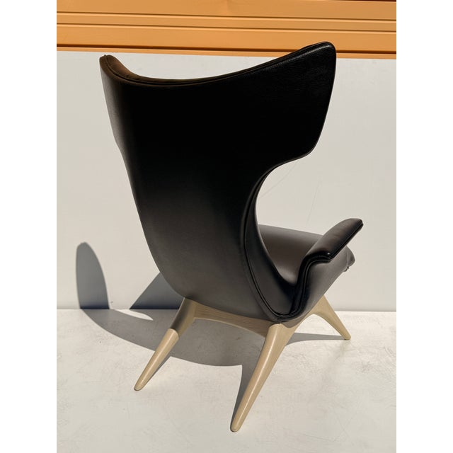 Black Vladimir Kagan Ondine Lounge Chair For Sale - Image 8 of 12
