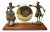 Brass Gong With Male and Female Figures For Sale