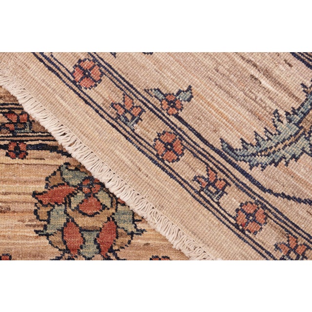 Beige Bohemian Gabbeh Beige/Rust Wool Rug - 6'3'' X 9'0'' For Sale - Image 8 of 10