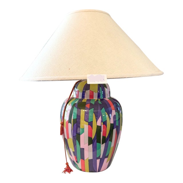 1970s Ginger Jar Lamp by La Musa ~ Palermo, Italy For Sale