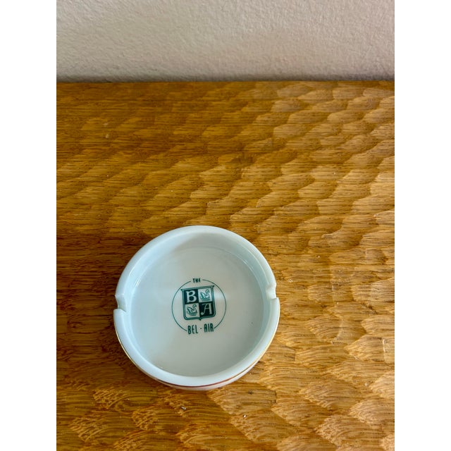 Vintage Bel-Air Hotel Ashtray Catchall For Sale - Image 4 of 6