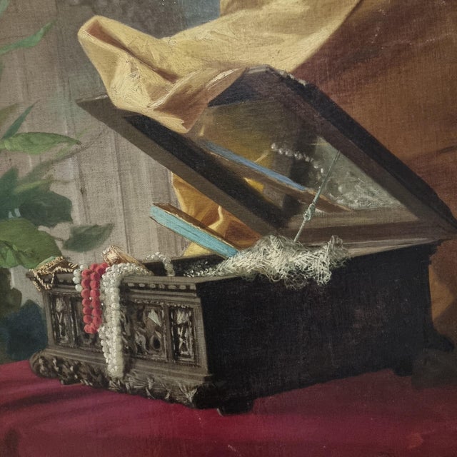 A timeless work of art. First and foremost, this extraordinary painting represents the excellence of 19th-century...