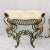 Vintage Wrought Iron & Stone Side Tables - a Pair For Sale In Raleigh - Image 6 of 11