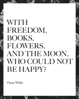 Oscar Wilde Quote Print