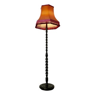 Barley Twist Floor Standing Lamp, 1920s For Sale