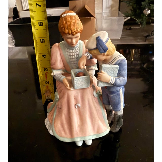 White Lenox the Present Mother and Child Sculpture Figurine Collection 1989 For Sale - Image 8 of 9