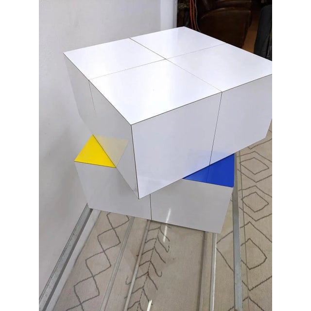 Contemporary 1990s George d'Amato Minimalist Cube Sculpture For Sale - Image 3 of 5