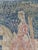 Textile Vintage French Hand-Printed Medieval Design Noble Amazon Tapestry, 1960s For Sale - Image 7 of 18