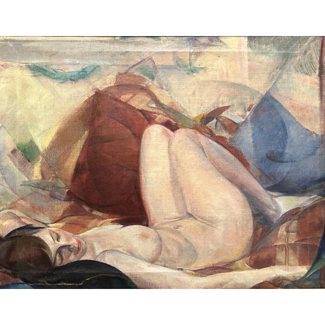 Art Deco Early 20th Century George John Illian, Art Deco Female Nude By George J. Illian 1925 For Sale - Image 3 of 7