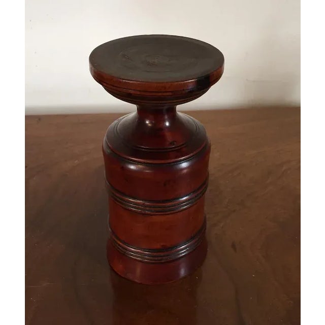 Auburn Early 19th Century English George III Wood Goblet Vase For Sale - Image 8 of 11