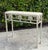 Late 20th Century Vintage 36” Palm Beach Console Table With Sculptural Palm Tree Motif For Sale - Image 5 of 12