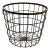 Vintage Industrial Iron Log Basket, 1920s For Sale
