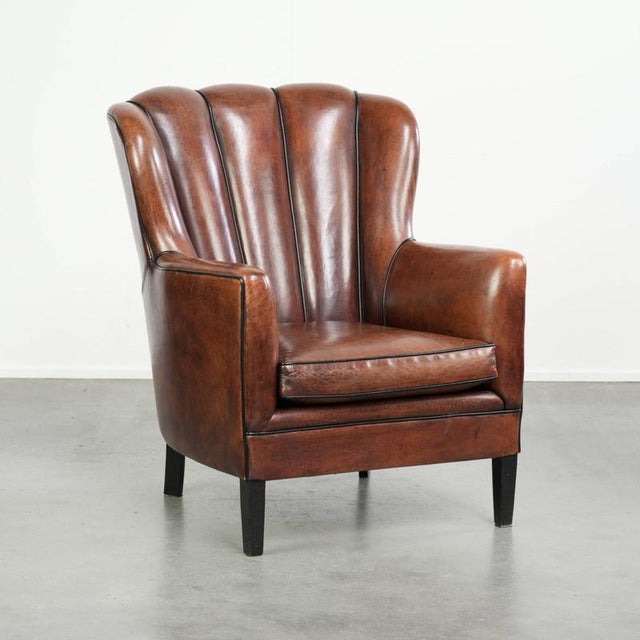 Club Chair in Sheepskin Leather For Sale - Image 15 of 15
