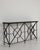 Wrought Iron Console Table With Blue Stone Top For Sale - Image 9 of 9