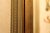 19th Century Italian Six-Panel Painted Wood Folding Screen in Gilt Bronze Frame For Sale - Image 9 of 16